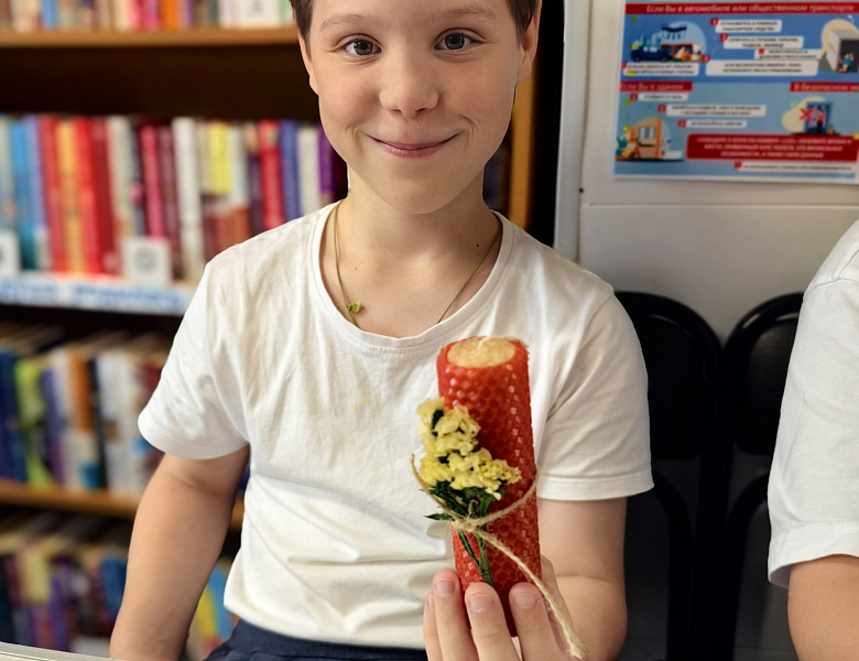 Мастер-класс свечи из вощины