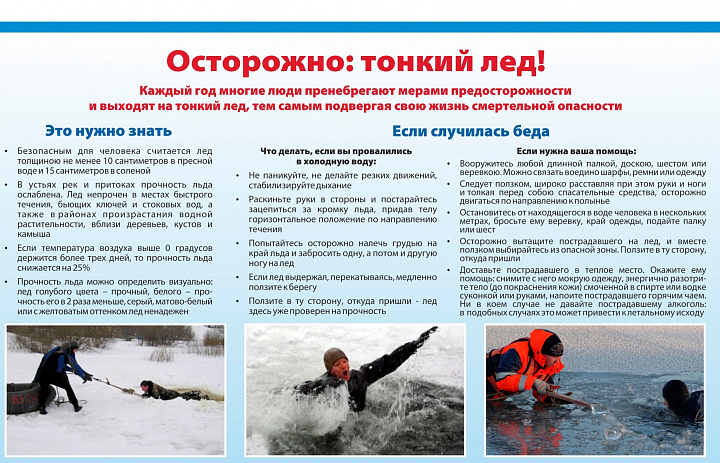 Осторожно: тонкий лед!